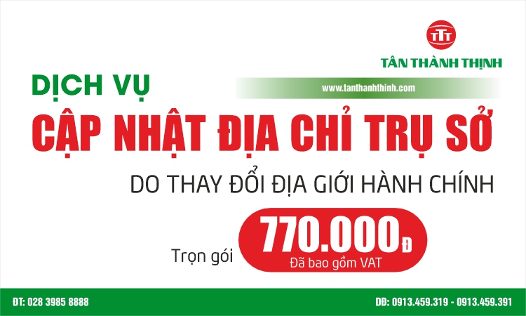 Cập Nhật Địa Chỉ Trụ Sở Doanh Nghiệp – Tuân Thủ Quy Định Mới Nhất