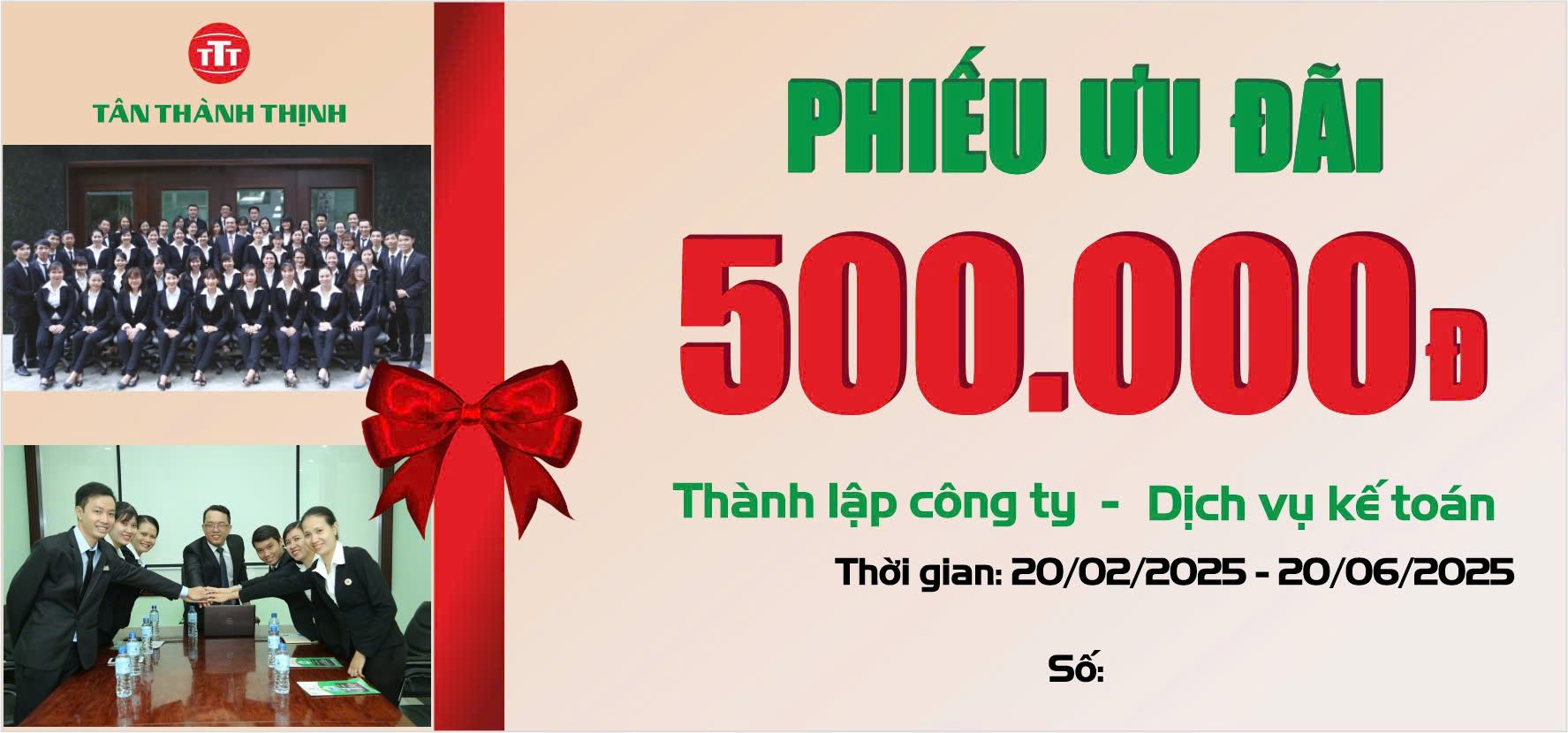 Thành Lập Công Ty - Dịch Vụ Kế Toán Giảm Ngay 500.000đ